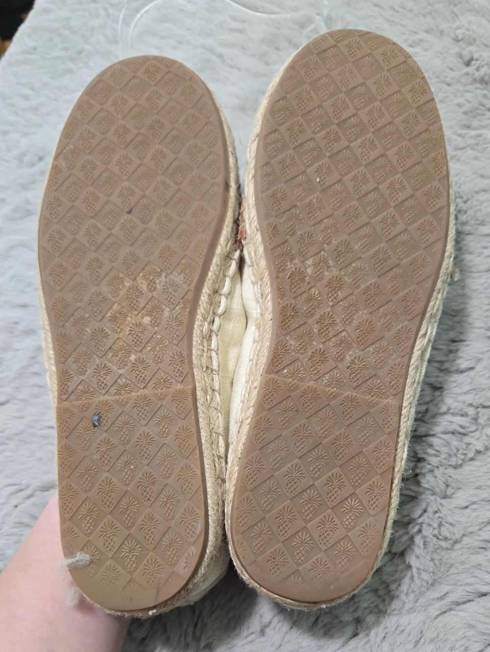 Tommy Bahama Veranda espadrille flats real leather size 8
